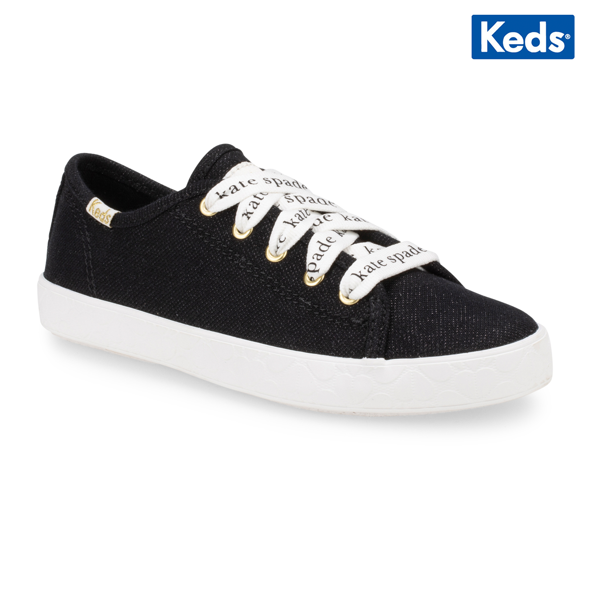 Keds x kate spade new york Kid s Kickstart Black KK164051 Keds