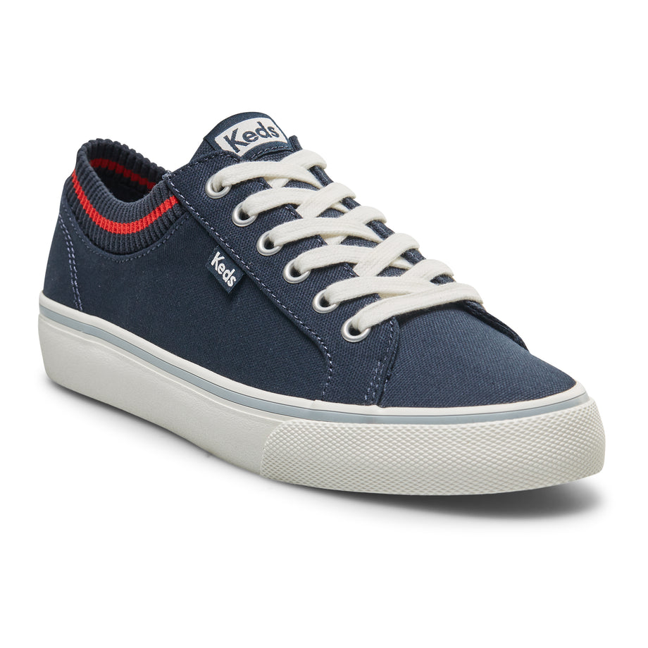 Navy blue and white 2024 keds