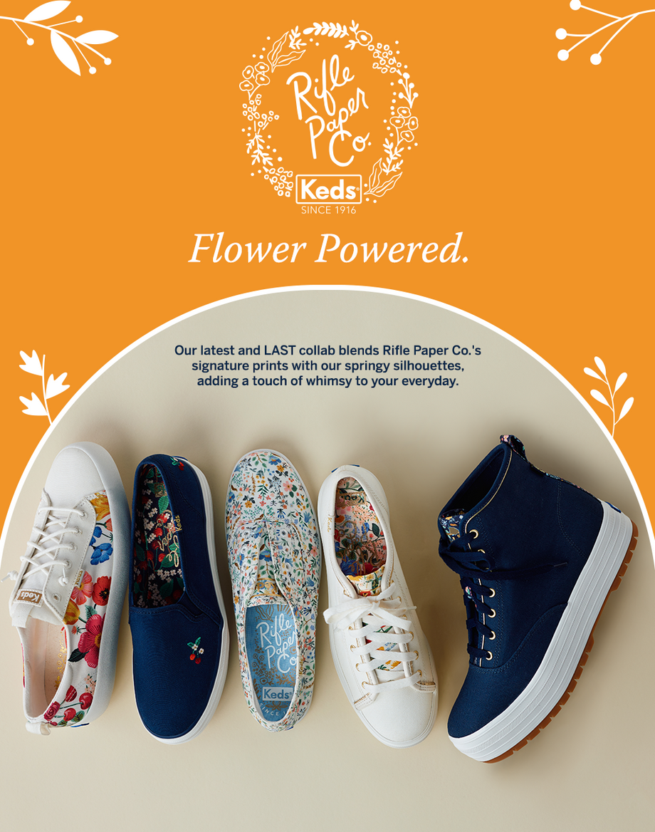Keds and Rifle Paper Co. Flower Powered Keds Philippines