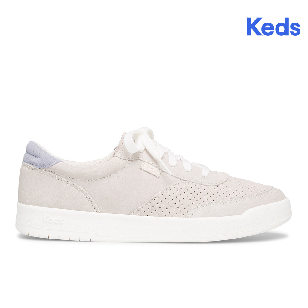 Discount on Keds  shoes - SKU: Match Point Suede Light Gray (Wh60361)