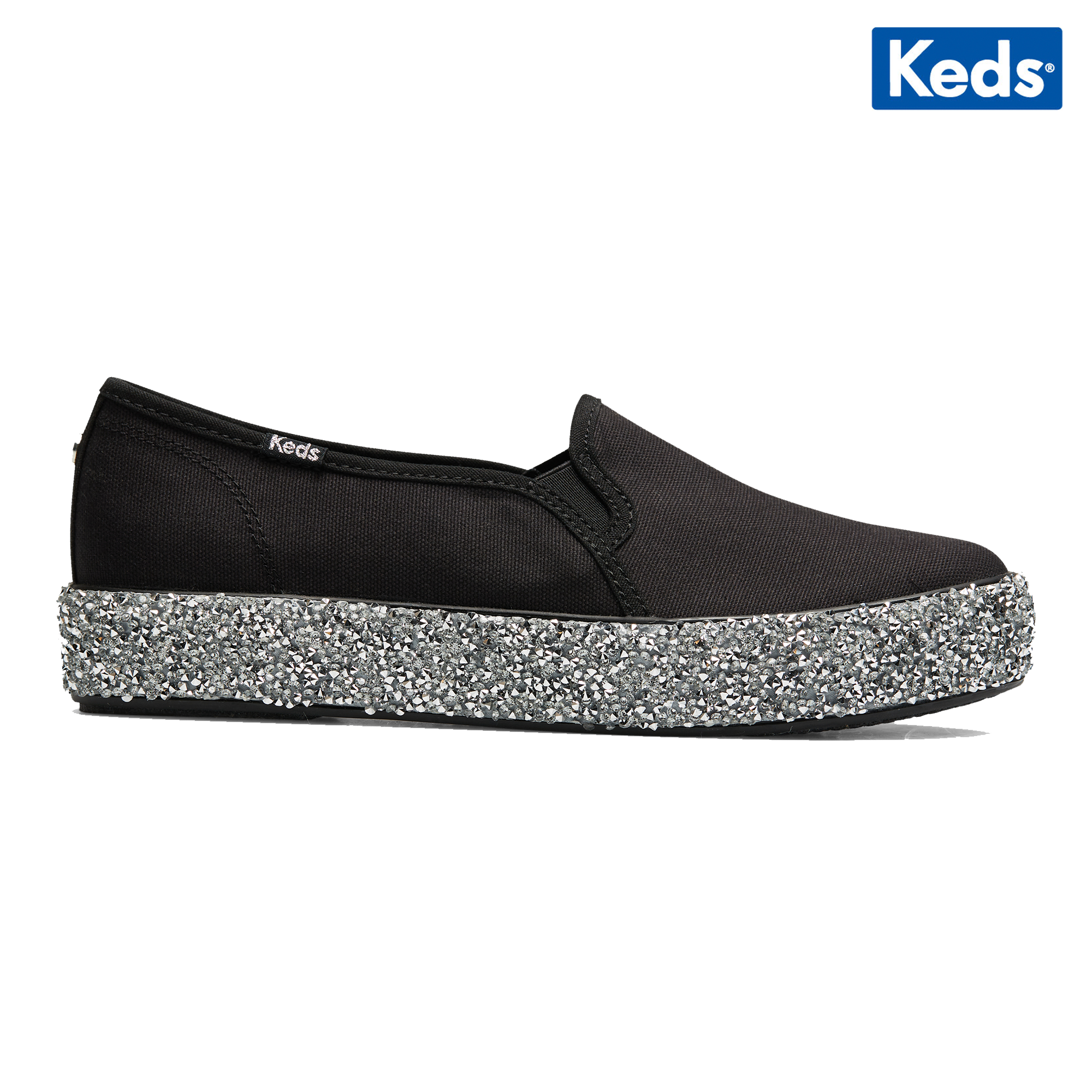 Keds black triple best sale decker