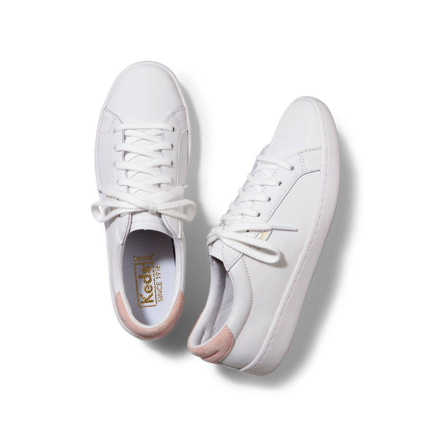 Keds ace leather white hot sale blush